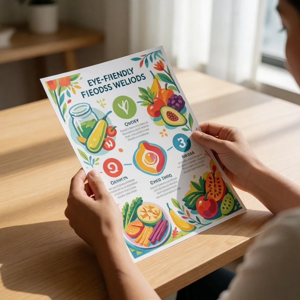Materiales educativos e infografías de bienestar visual distribuidos en la CDMX