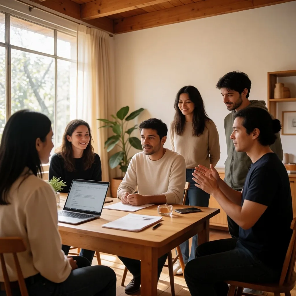 Taller de higiene visual en un espacio luminoso